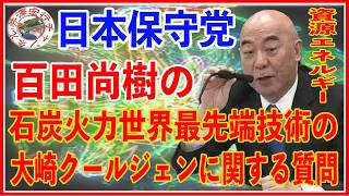 日本保守党 百田尚樹 2026年3月11日（水）資源エネルギー・持続可能社会に関する調査会参考人陳述