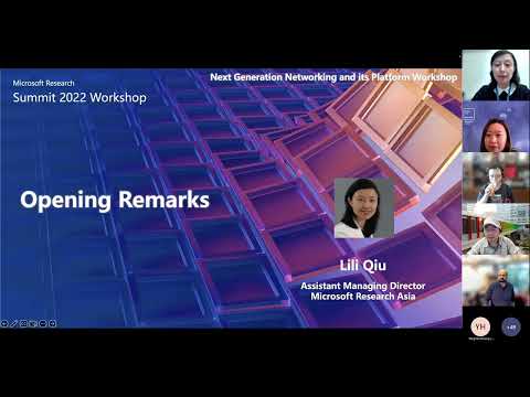 Next Generation Networking and its Platform Workshop | Opening Remarks