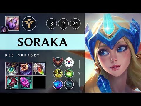 Soraka Support vs Blitzcrank - KR Grandmaster Patch 25.20