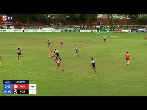 Rd 13 SANFL Snapshot - North's Nigel Lockyer shows his spring