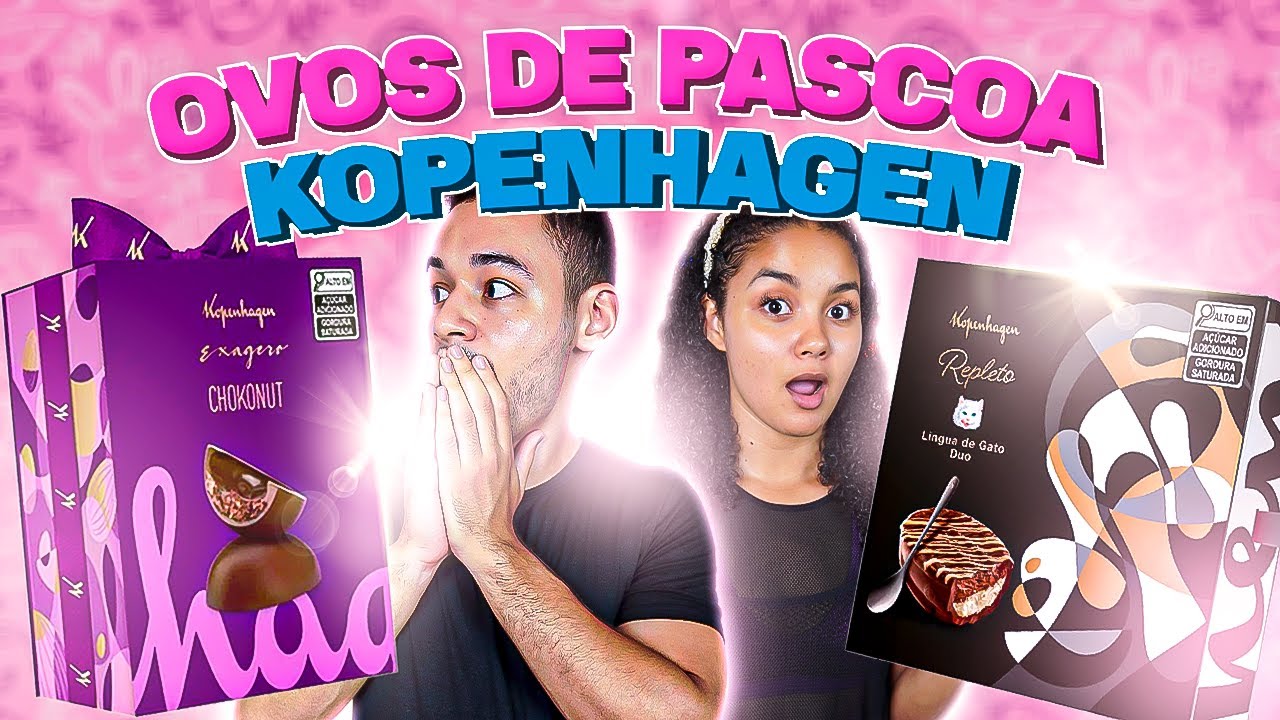 Ovos de Páscoa Kopenhagen 🐰 Exagero Chokonut e Lingua de Gato Duo 2023