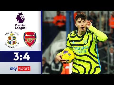 90.+7.! Spitzenreiter Arsenal siegt dramatisch! | Luton Town - FC Arsenal | Premier League 2023/24