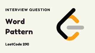 YouTube video 'Word Pattern - Google Interview Questions - LeetCode 290 Solution - C++'
