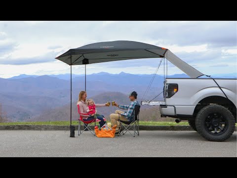 Rightline Gear Truck Tailgating Canopy Setup
