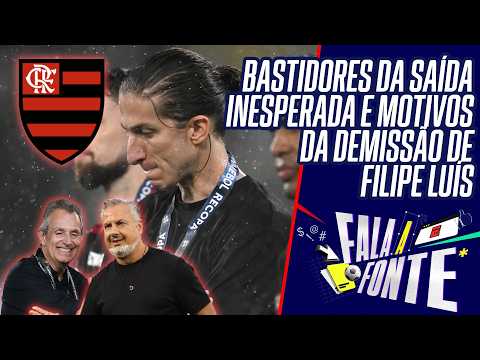 POR QUE FILIPE LUÍS FOI DEMITIDO DO FLAMENGO? VEJA BASTIDORES NO FALA A FONTE | ESPN