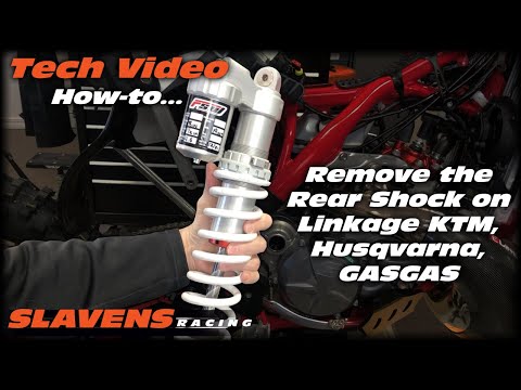How-to Remove the Rear Shock on Linkage KTM, Husqvarna, GASGAS