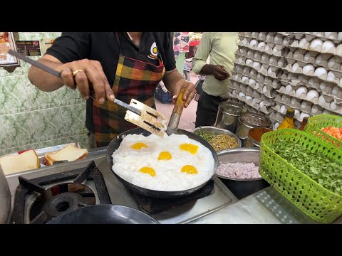 Omelete Daulat ki Chaat Wala | A omelete mais fofa da Índia | Delhi Street Food