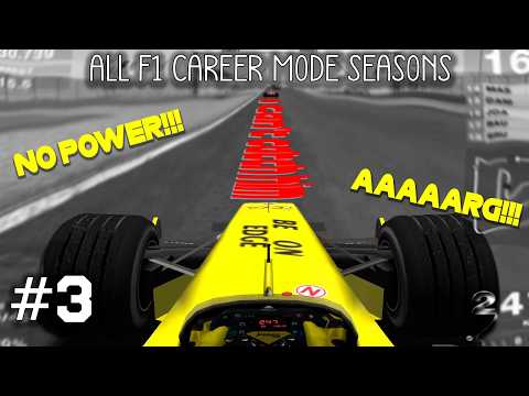 All F1 Career Mode Seasons [S1] | F1 04 (Season 1/5) – NO POWER!!! #3 l (No Commentary)