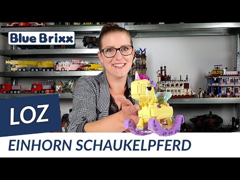 Einhorn Schaukelpferd (mini blocks)