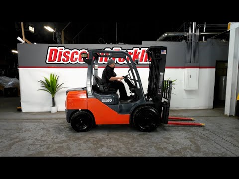 TOYOTA 8FDU30 6,000 lb Diesel #1314 -  Forklift for Sale