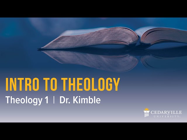 Thumbnail for video titled: Theology I: Intro to Theology