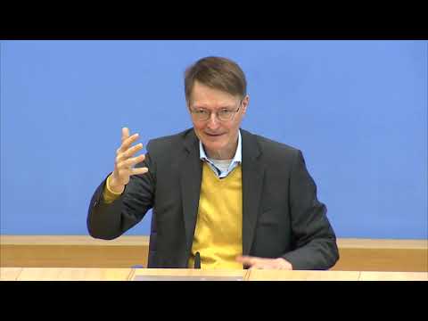 Bundesgesundheitsminister Prof. Karl Lauterbach vor der Bundespressekonferenz am 14.10.2022