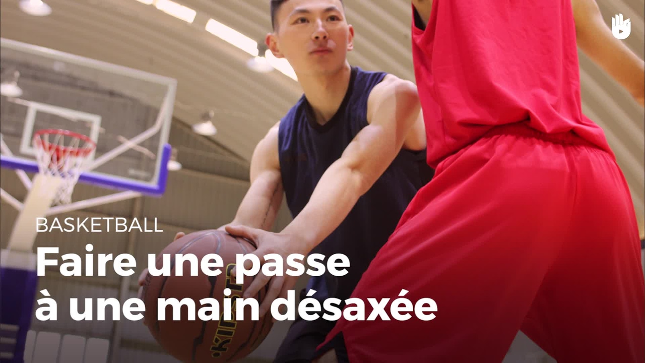 Faire une passe à une main désaxée Débuter et progresser au basket Sikana