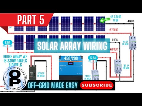 The EASIEST Way to Connect Your Solar Panels LEARN How To Wire Your OWN Off Grid Solar Power System