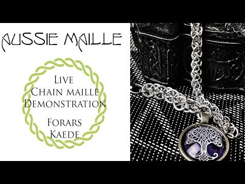 Live Chain Maille Demonstration - Forars Kaede