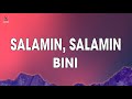 BINI Salamin Salamin Lyrics