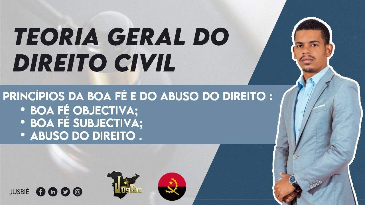 Principios da Boa Fé e do Abuso do Direito | Teoria Geral do Direito Civil - Aula 05