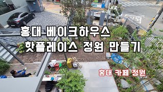 도심 속 카페를 돋보이게 하는 풍경식 정원만들기~        /조경/정원/