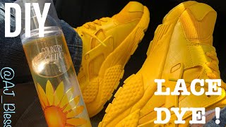 DYE YOUR OWN LACES | DIY |