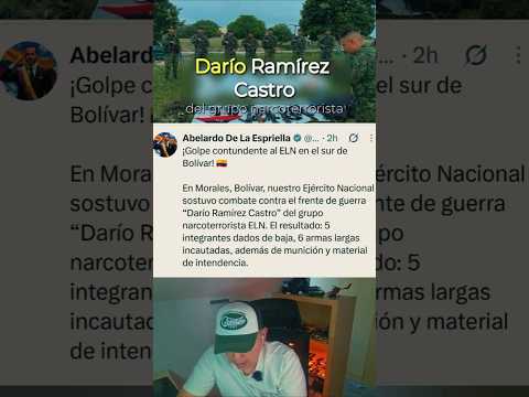Golpe contundente al ELN en el sur de Bolívar! El gobierno sigue recuperando los territorios!