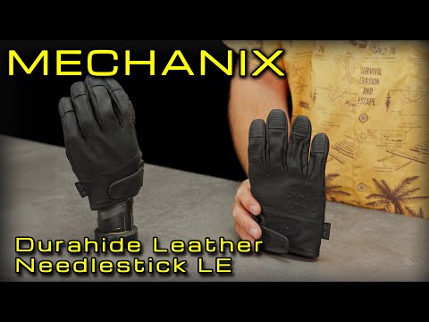 Needlestick protection for your hands - Mechanix Durahide Leather Needlestick LE