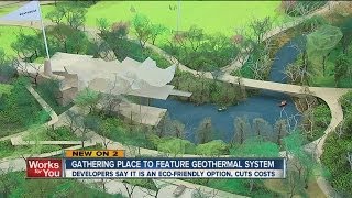 Geothermal wells to sit below 'A Gathering Place,' like field below Gutherie Green in Brady District