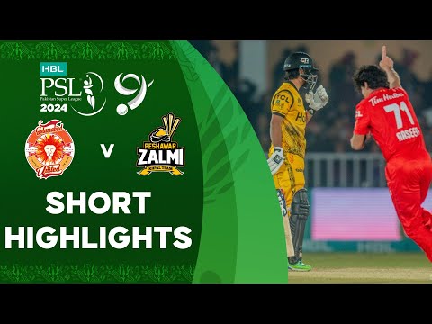 Short Highlights | Islamabad United vs Peshawar Zalmi | Match 20 | HBL PSL 9 | M1Z2U