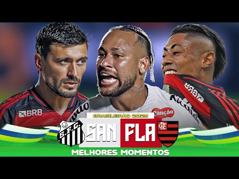 GOL DE NEYMAR ! Santos 1 x 0 Flamengo - Melhores Momentos I Brasileirão 2025