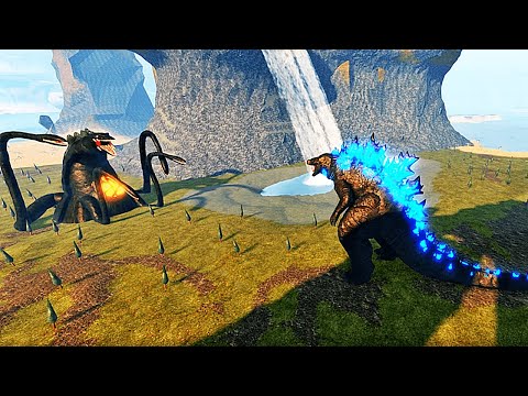 Godzilla 2021 vs Biollante  Battle | Kaiju Universe