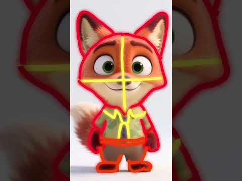 Ich habe Zootopia als echte Menschen gezeichnet! ✍️ #zootopia #zootopia2 #shorts #draw #ardrawing...