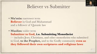 Video: Believer (Mumin) vs Submitter (Muslim) - Early Islam was Inclusive, Multi-Faith Community of Jews, Christians, and Believers | Javad Hashmi