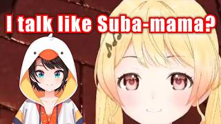 Chat Notice That Kanade's Starting To Talk Like Subaru【Hololive】