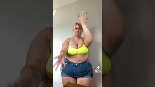 Cute bbw girl dancing #short #shorts #tiktok #fyp #plussize #subscribe #bbw
