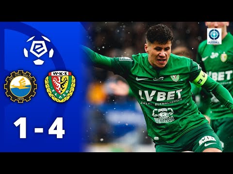 Im Schneetreiben: Śląsk mit starker Schlussphase! | FKS Stal Mielec - Śląsk Wrocław