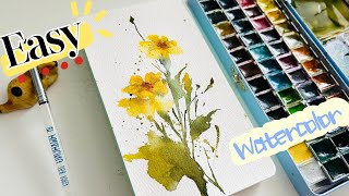 EASY Floral Watercolor for Beginners