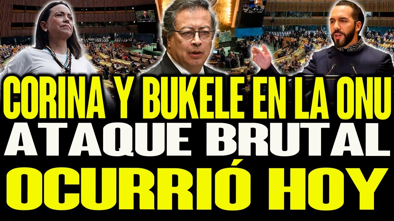 ¡URGENTE! 🚨 ACABA DE PASAR ESTO CON EL MENSAJE DE BUKELE, CORINA MACHADO Y EDMUNDO EN VENEZUELA