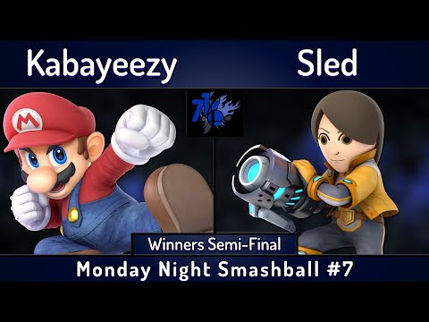 MNS # 07 | Kabayeezy (Mario) vs Sled (Mii Gunner) | Winners Semis | SSBU Ultimate Tournament