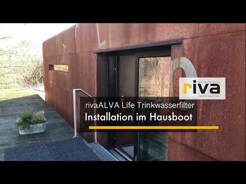 Trinkwasserfilter rivaALVA Life — Einbau unter der Küchenspüle im Hausboot / Tiny House