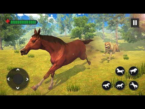 Wild Horse Family Simulator Horse Games Android Gameplay #2 | Dishoomgameplay