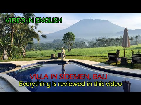 Great Mountain Views, Highly Recommended Villa on Sidemen, Karangasem ~ Bali Travel