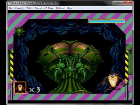 Taz in Escape from Mars Megadrive
