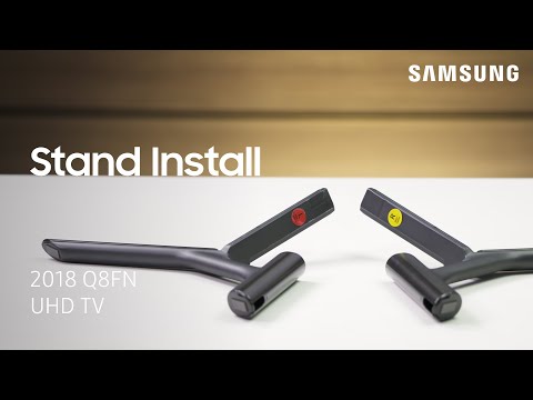 Install the Stand on Your 2018 Q8FN QLED TV | Samsung US