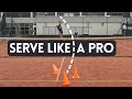How to Serve more ACCURATELY in Tennis