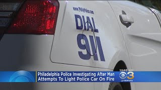 Police: Man Attempted To Light Philadelphia Police Car On Fire In Kensington