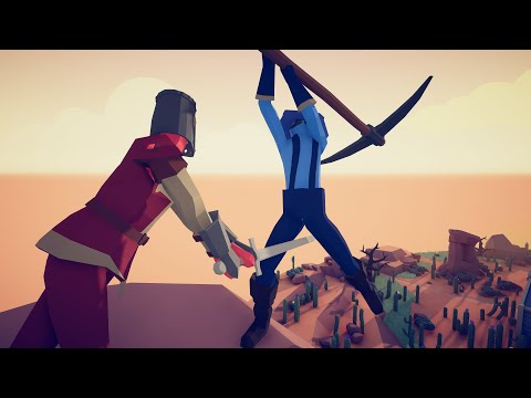 Cliff fight! | Miner Vs Every Units Totally Accurate Battle Simulator - (TABS)