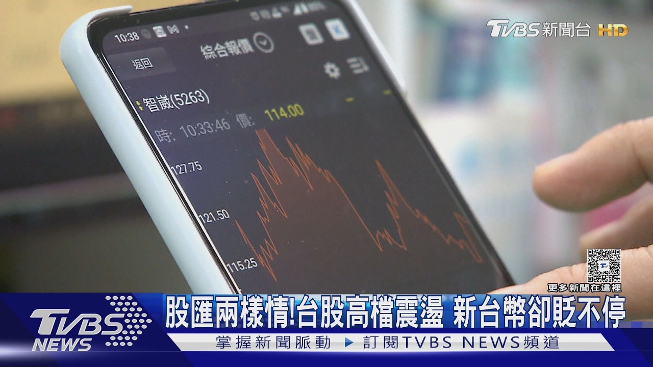 影音/股匯兩樣情!台股高檔震盪 新台幣卻貶不停