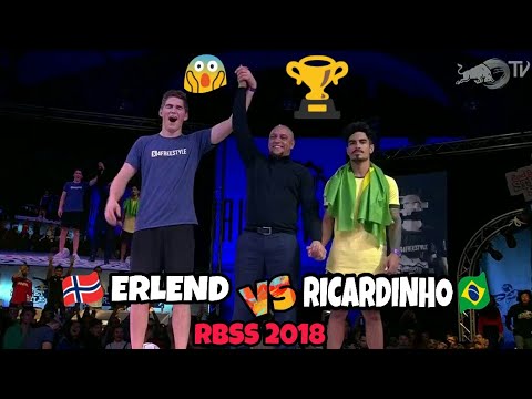 RED BULL STREET STYLE WORLD FINAL 2018 : ERLEND vs RICARDINHO / FREESTYLER TERBAIK DI DUNIA 😱🏆😱