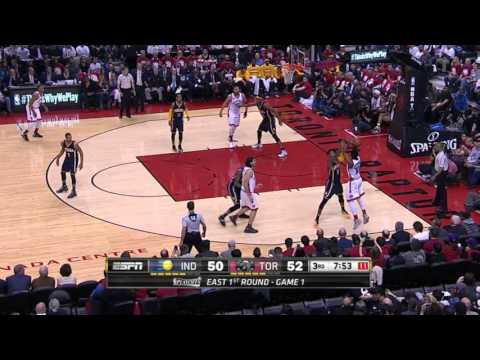 Paul George Defense On DeMar DeRozan April 16, 2016 Playoffs R1G1