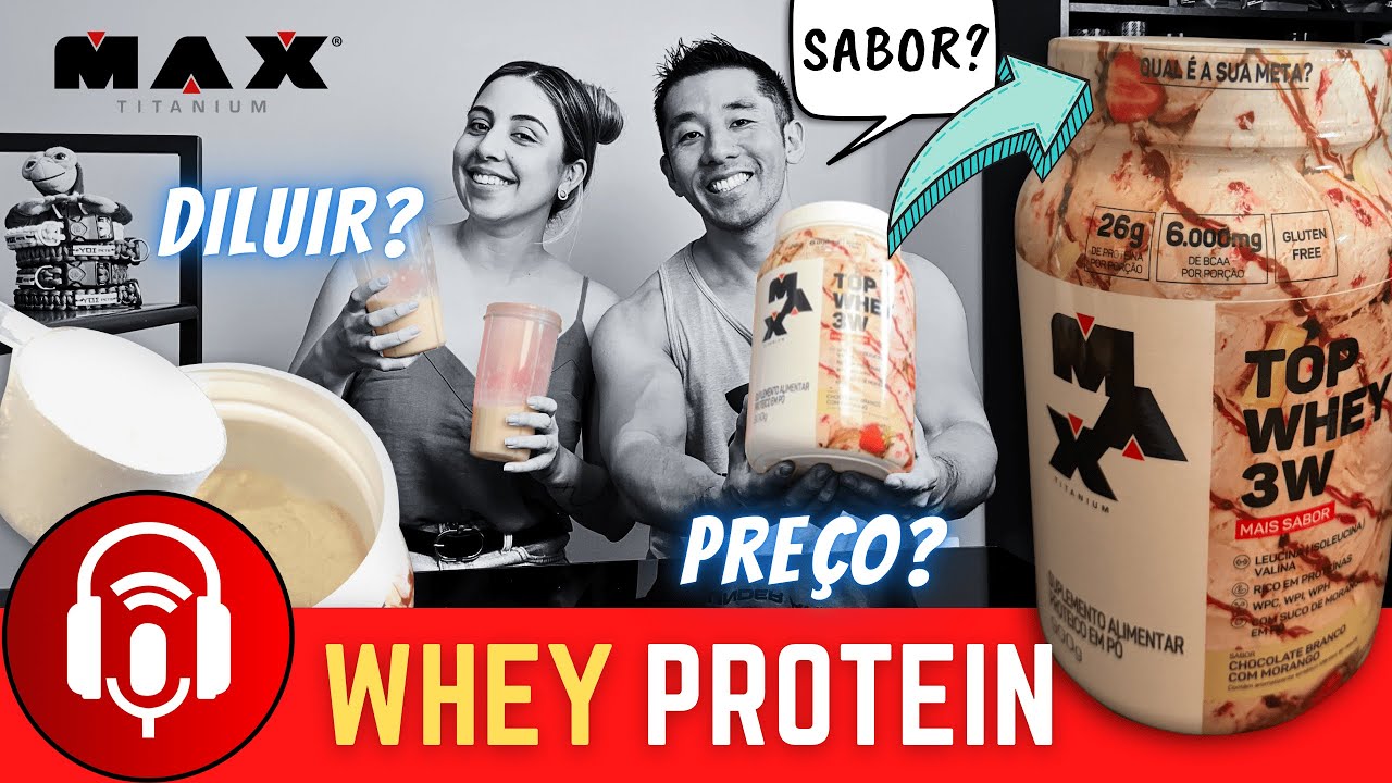 Miniatura da avaliação em vídeo de Barra de Proteína Max Titanium Top Whey Bar Sabor Brigadeiro Caixa com 12 Unidades