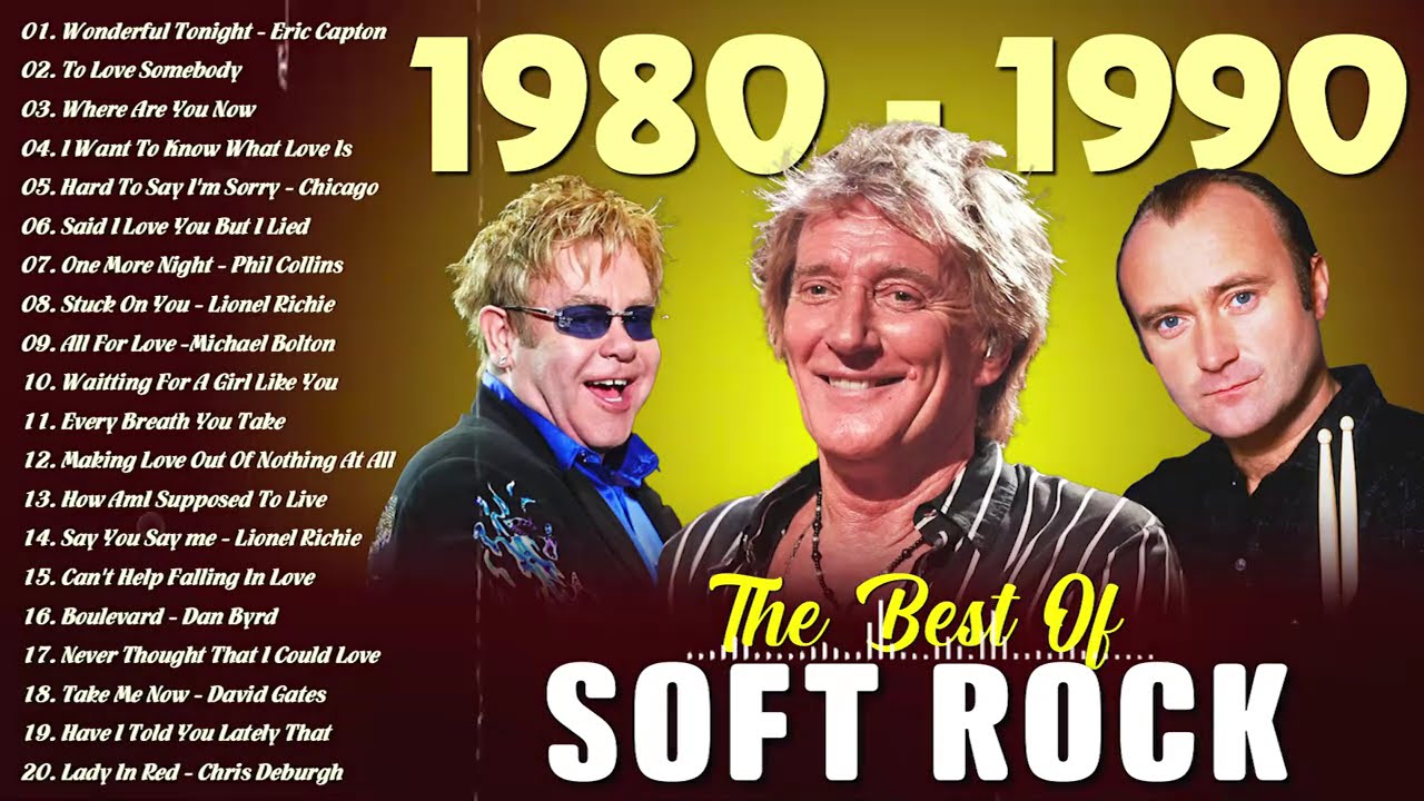 Soft Rock 80s 90s - Beautiful Love Songs Playlist 💥 Rod Stewart, Bee Gees, Savage Garden, Paul Anka